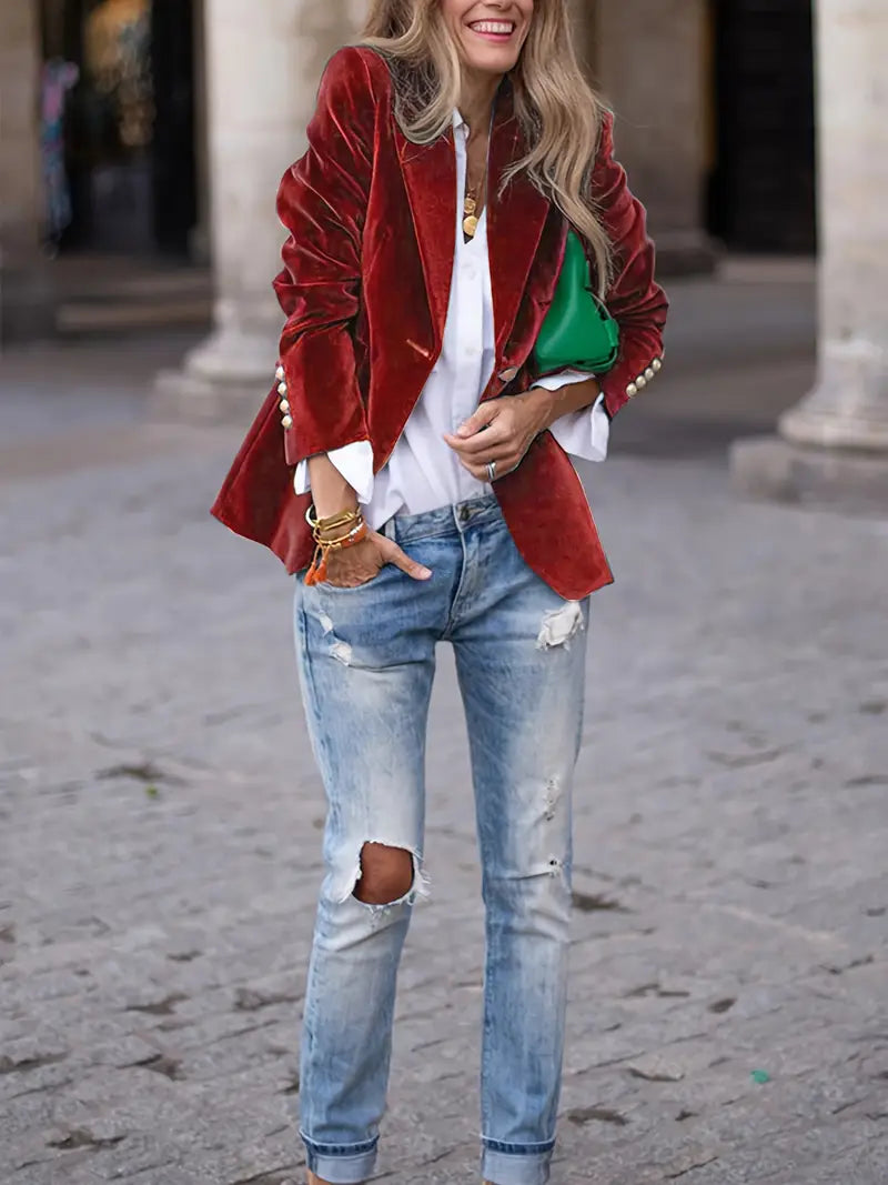 Juley | Elegant Velvet Jacket