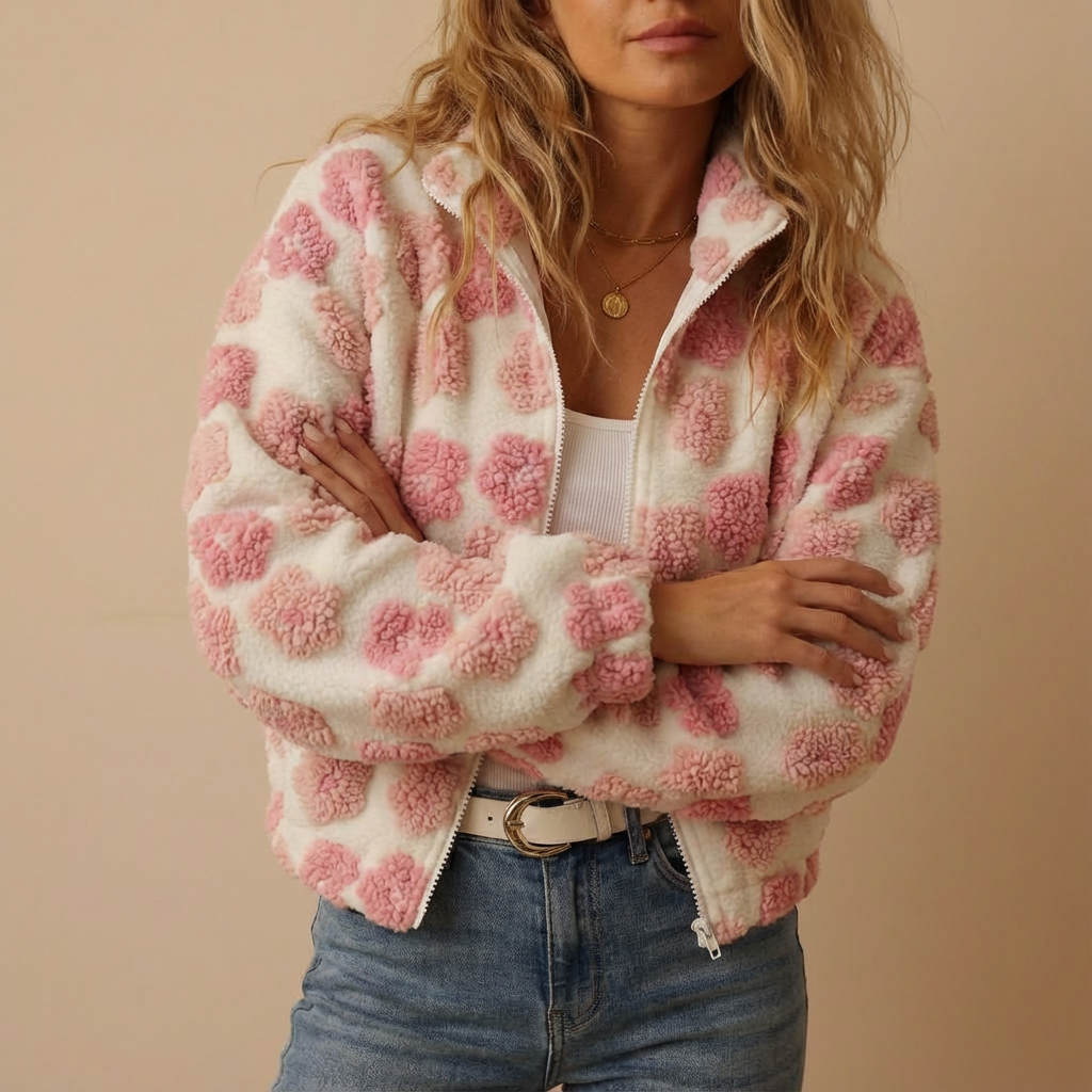 Blush Blossom™ | Fleece-Sweater