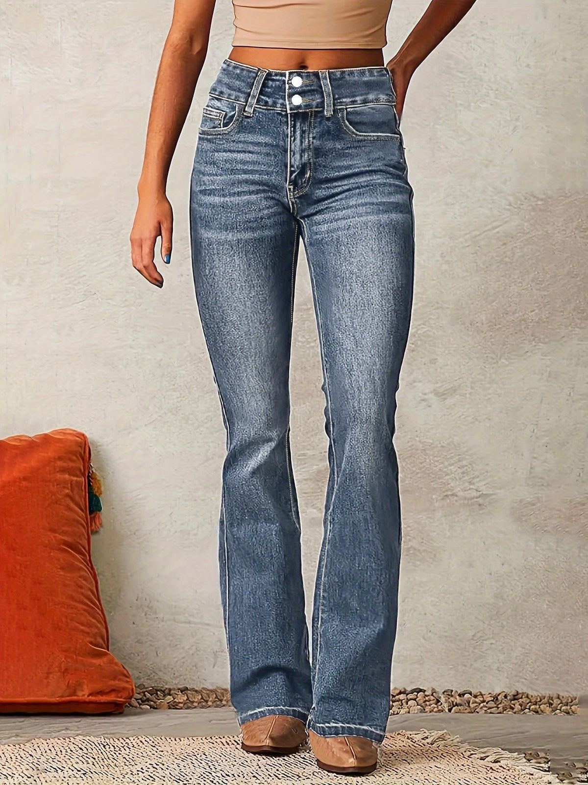 High-Rise Flared Pants
