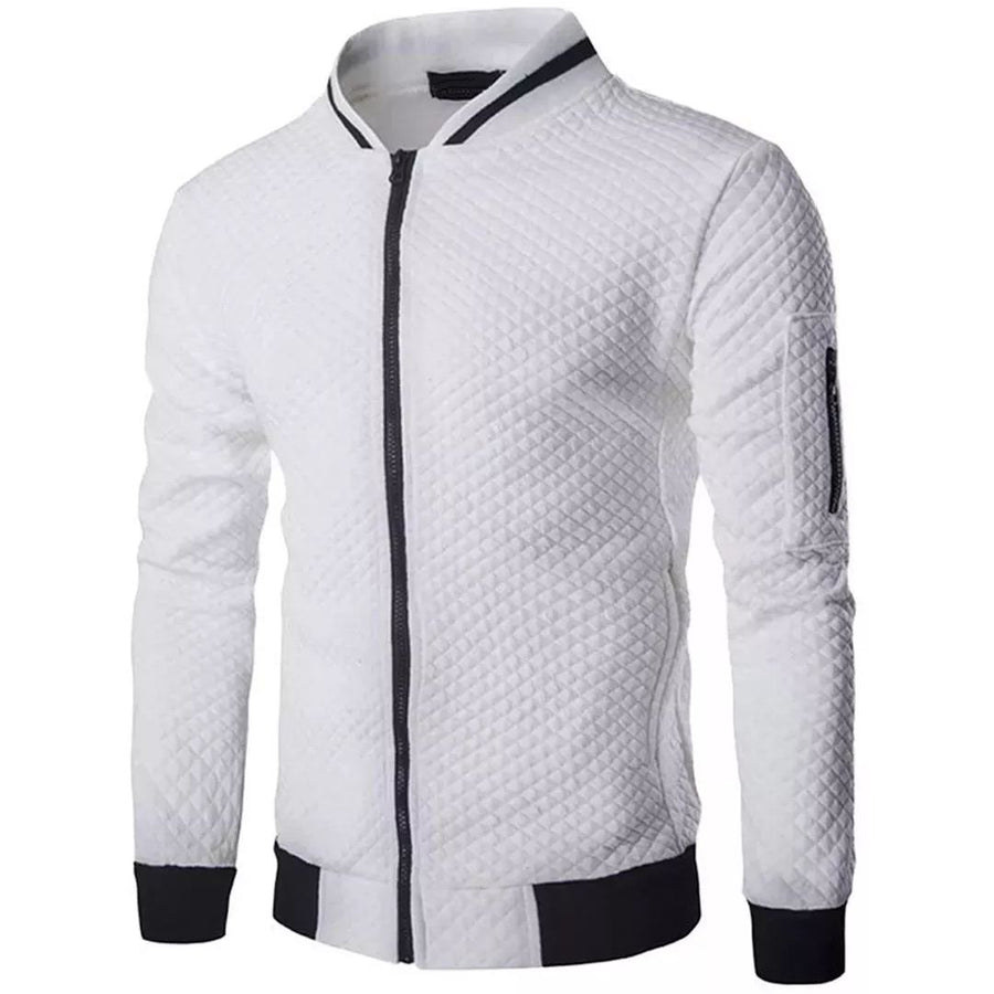Ruppert | Jacquard Zip Bomber Jacket