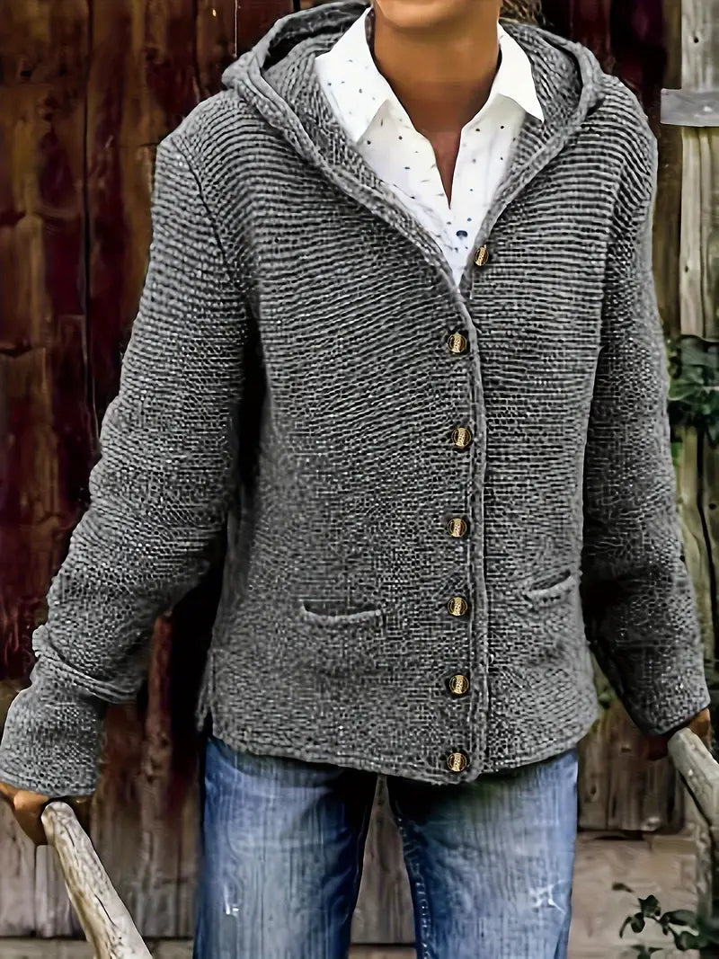 Hallie™ | Fashionable Cardigan with Button Placket