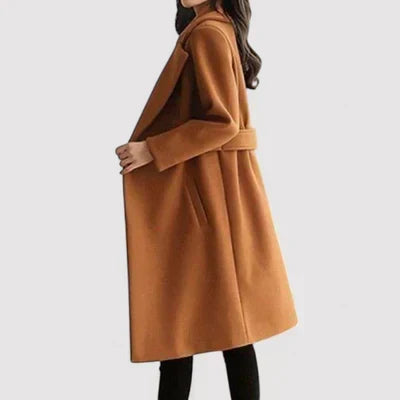 Clara™ | Wool Coat with Belt