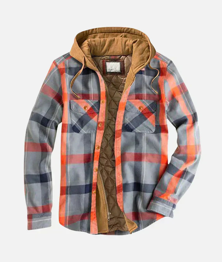 Duncan | Checkered Patchwork Jacket