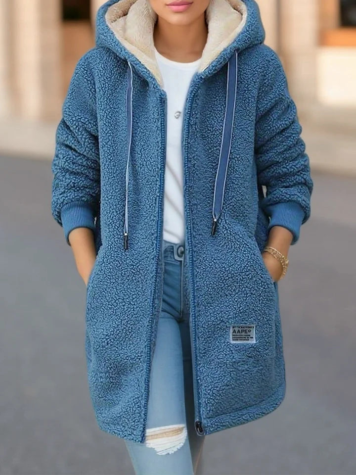 Samira™ | Fleece Zip-Up Hoodie