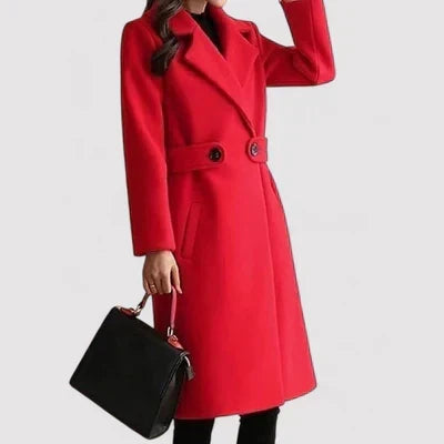Clara™ | Wool Coat with Belt