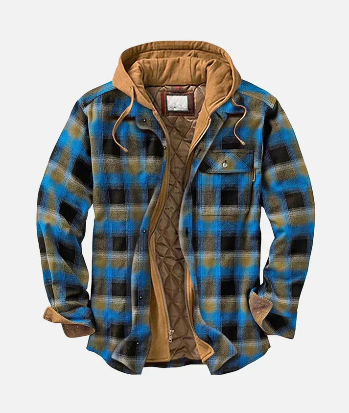 Duncan | Checkered Patchwork Jacket