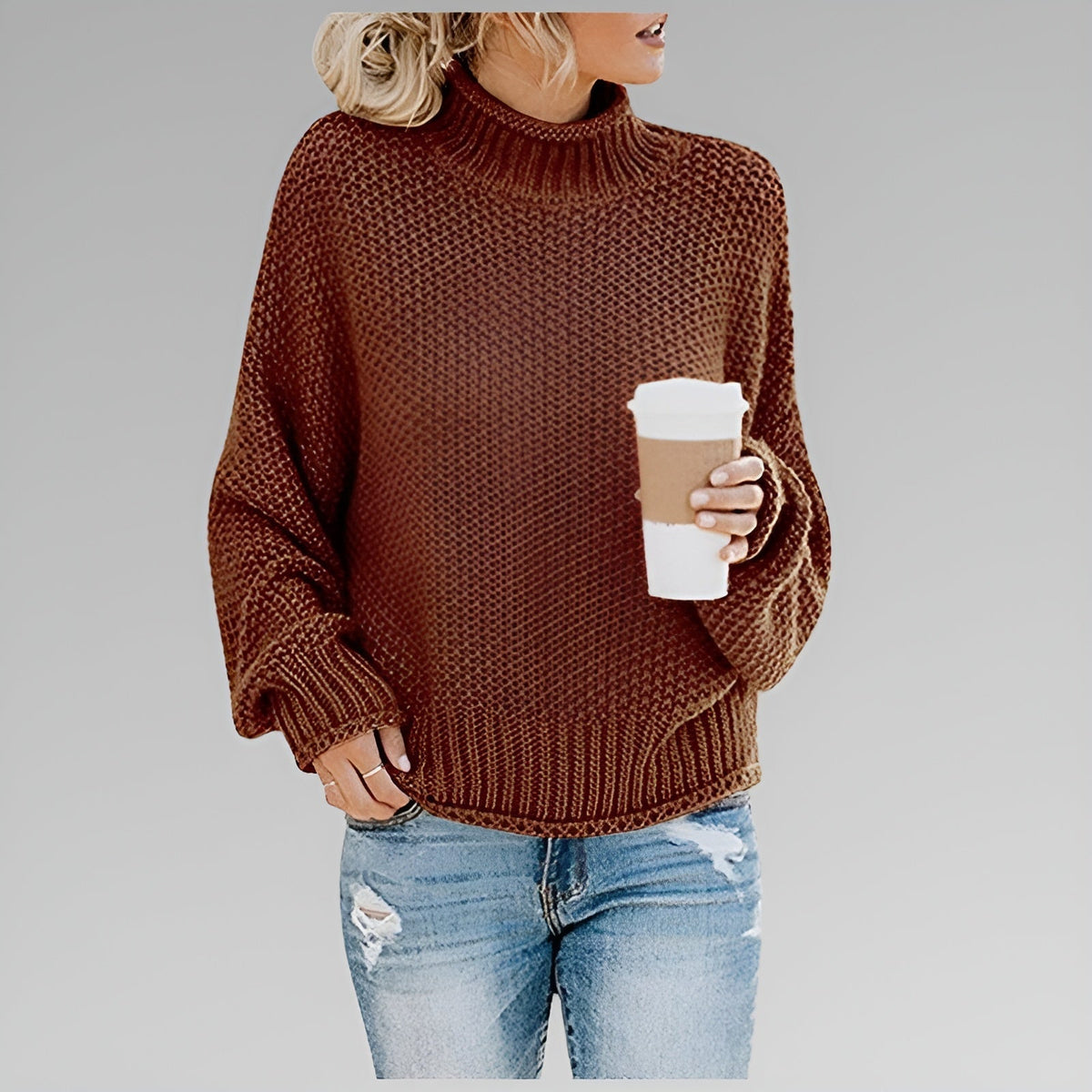 Anna | Cashmere Classic Cozy Knit Sweater