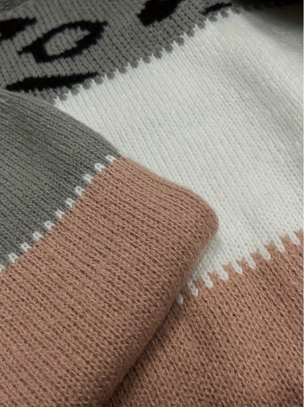 Margot | Leopard Color-Block Pullover Sweater