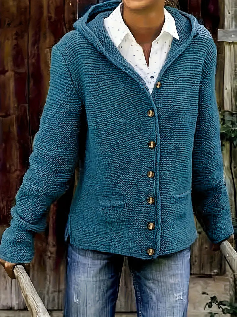Hallie™ | Fashionable Cardigan with Button Placket