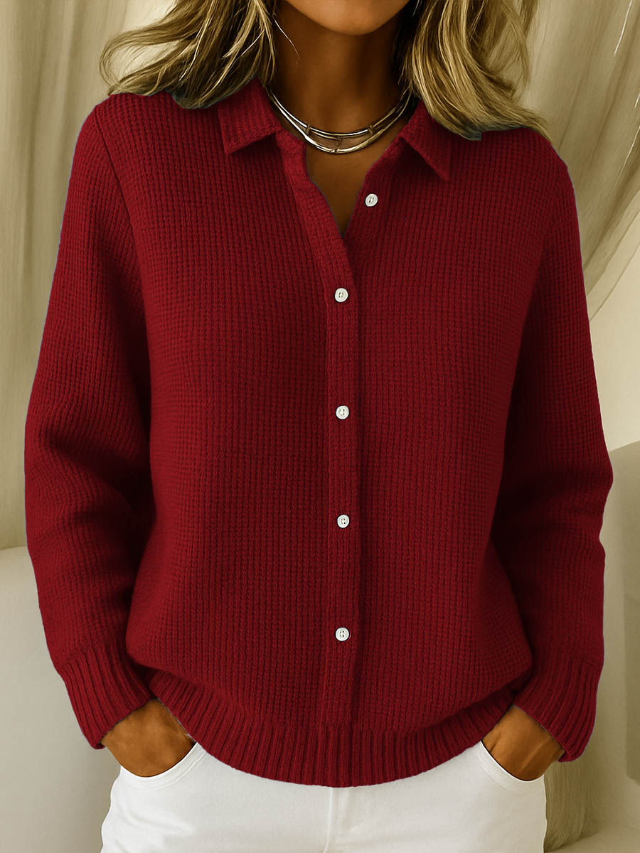 Livia | Tailored Cotton Cardigan