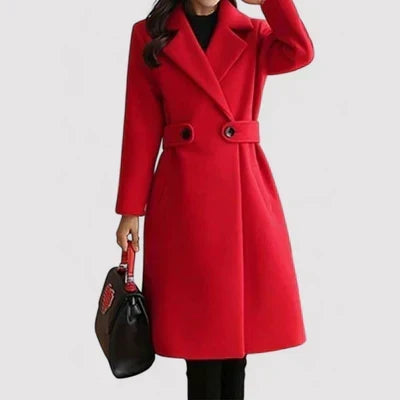 Clara™ | Wool Coat with Belt