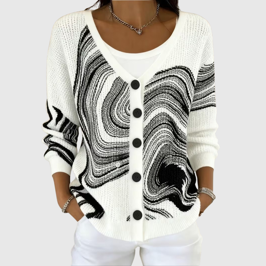Emilia | Button-Front Knit Jacket