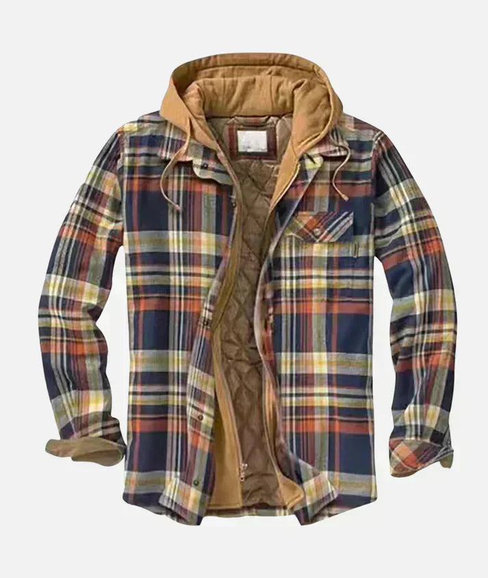 Duncan | Checkered Patchwork Jacket