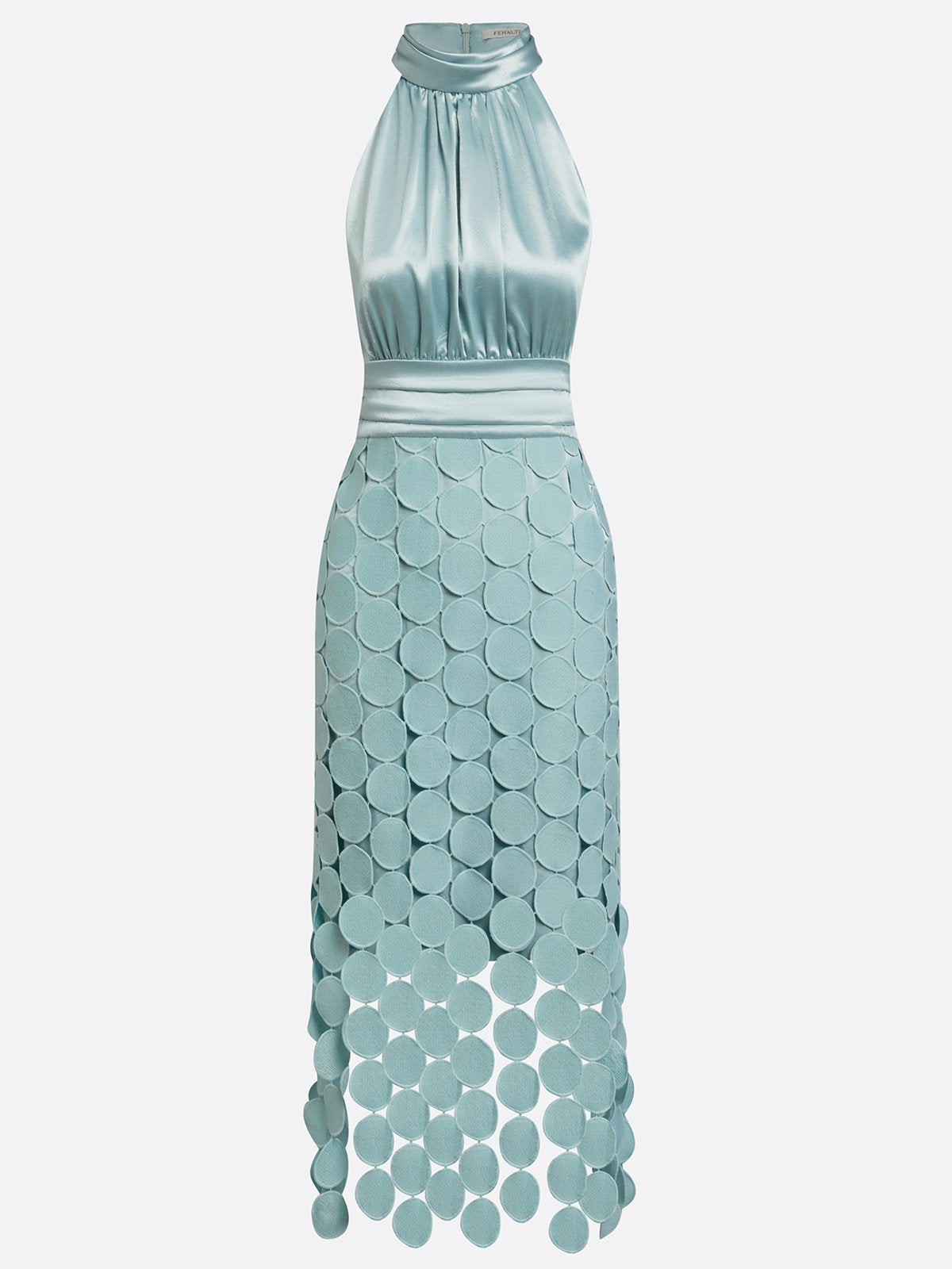 Celine | Halter Neck Occasion Midi Dress