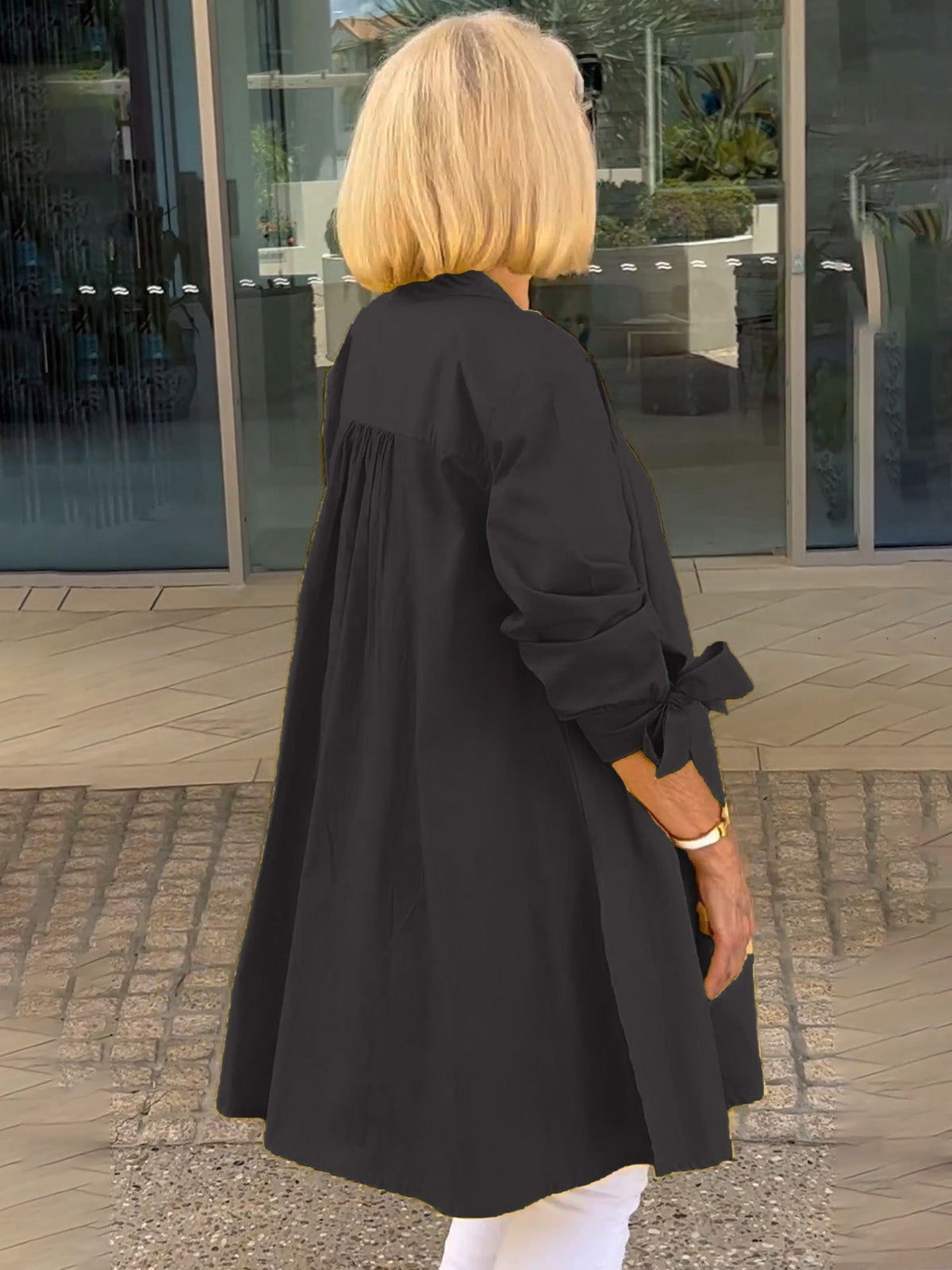 Tesla | Long Cotton Shirt Jacket for Women