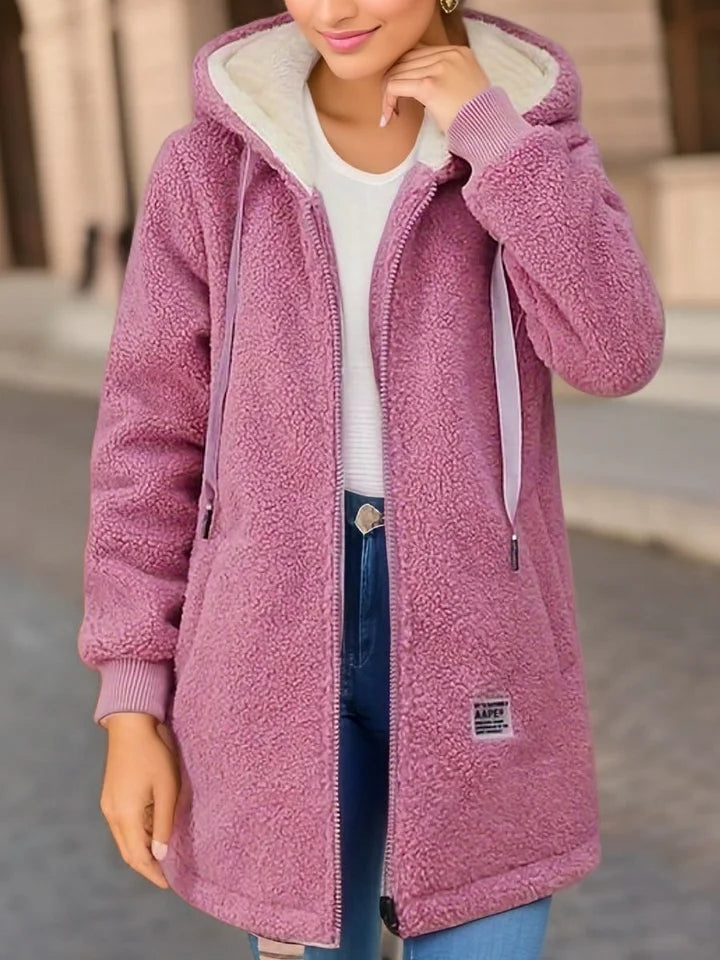 Samira™ | Fleece Zip-Up Hoodie