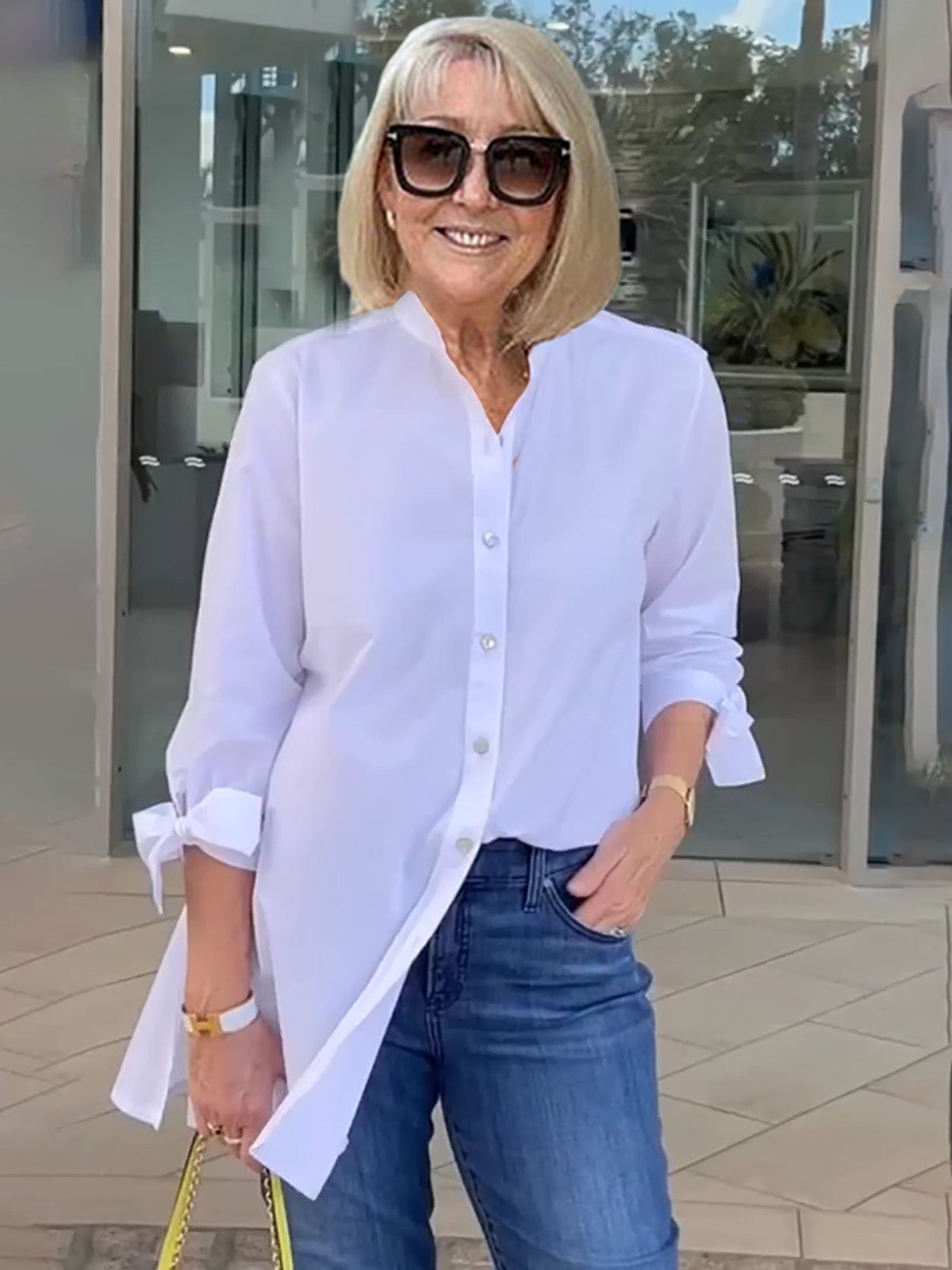 Tesla | Long Cotton Shirt Jacket for Women