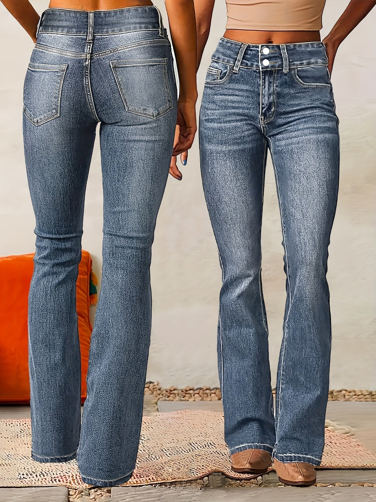 High-Rise Flared Pants