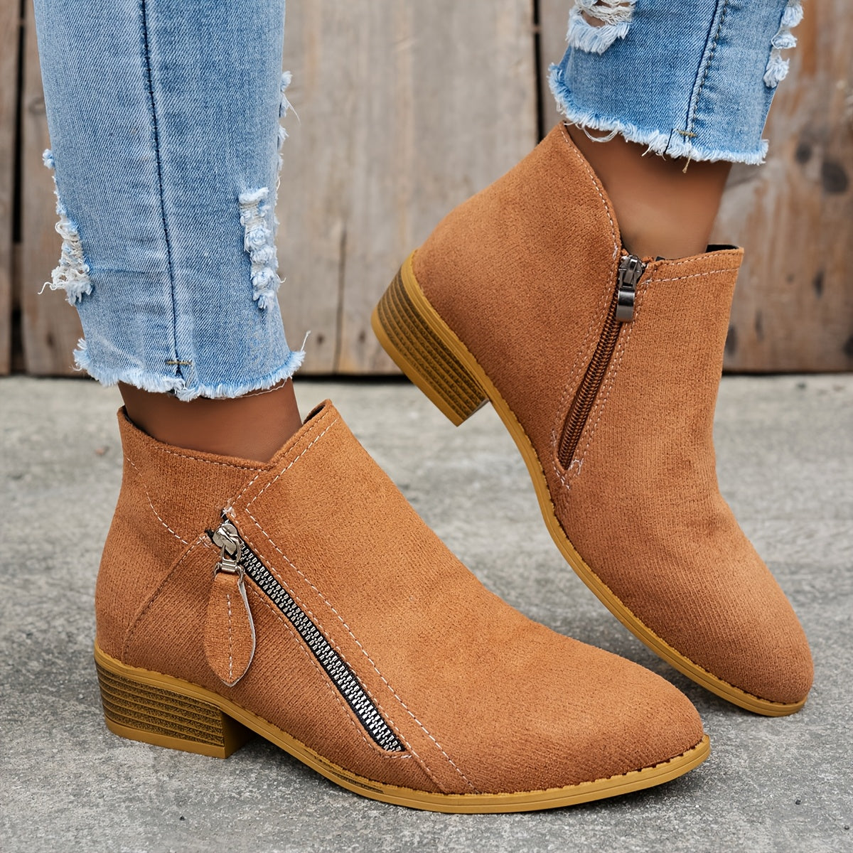 Lona™ | Stylish Suede Ankle Boots