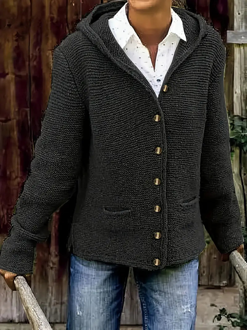 Hallie™ | Fashionable Cardigan with Button Placket