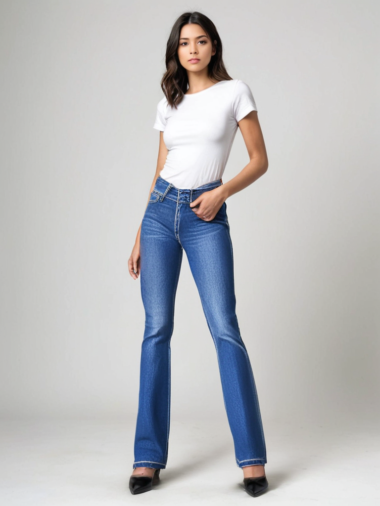 High-Rise Flared Pants