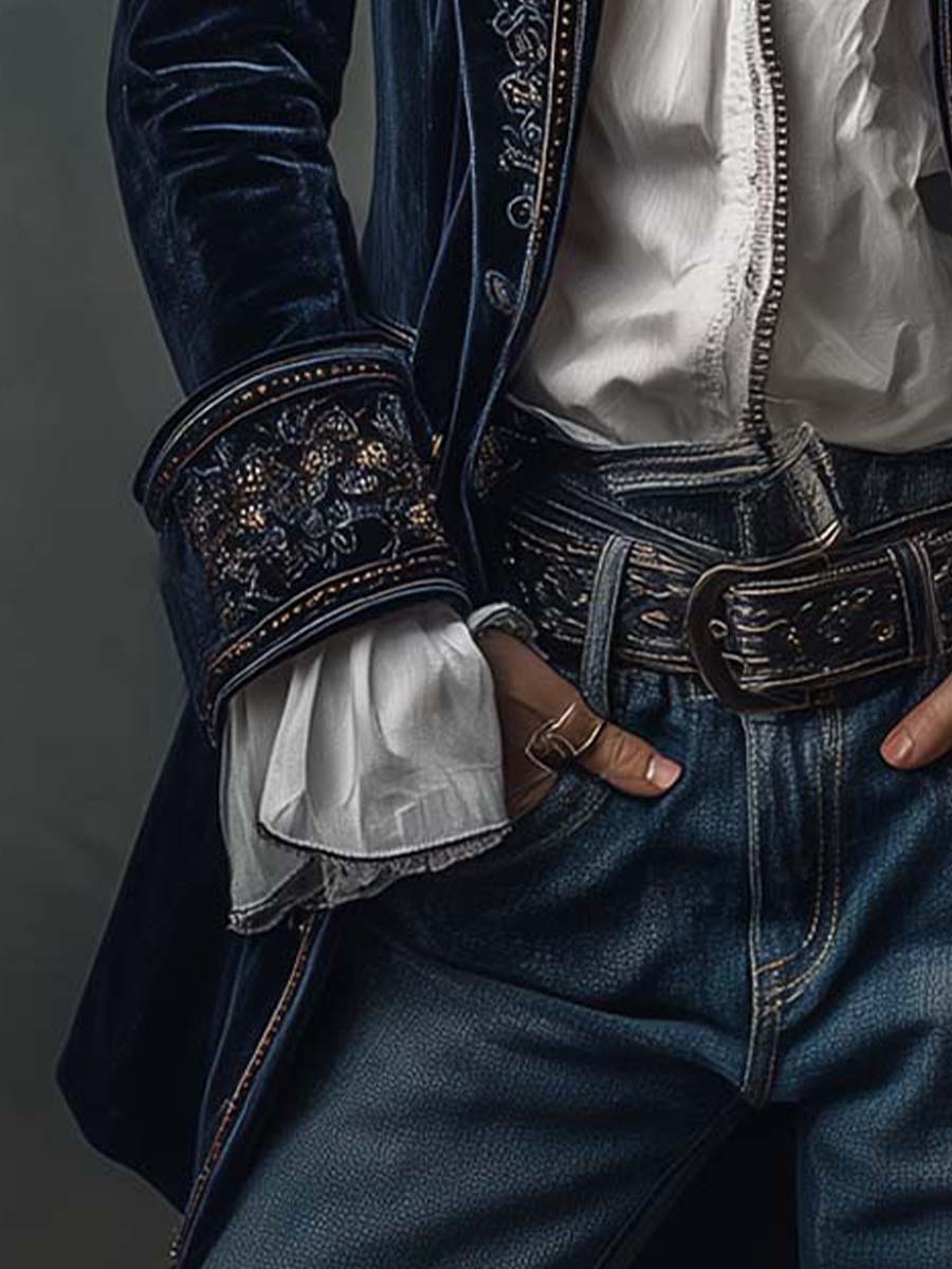 Emilia | Long Embroidered Women's Blazer