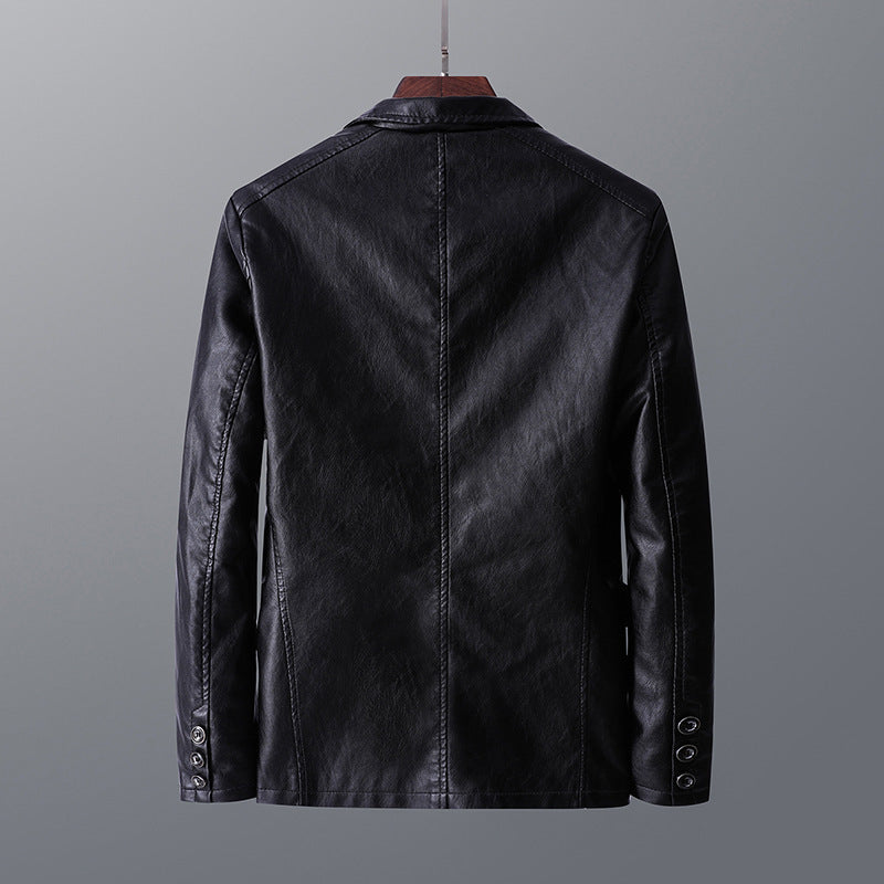 Michael™ | Elegant Men's Leather Jacket for Every Occasion