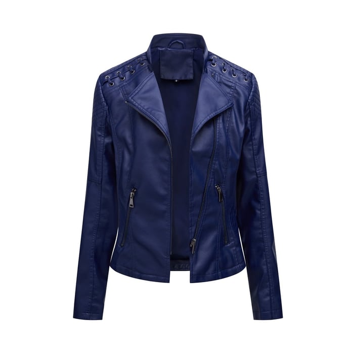 Clarisa | Washed Lambskin Leather Jacket