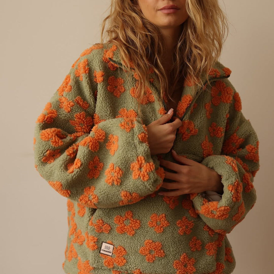 Floral™ | Fleece-Sweater