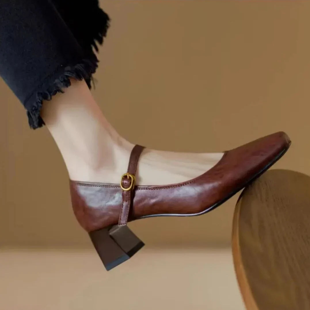 Bella | Genuine Leather Heels