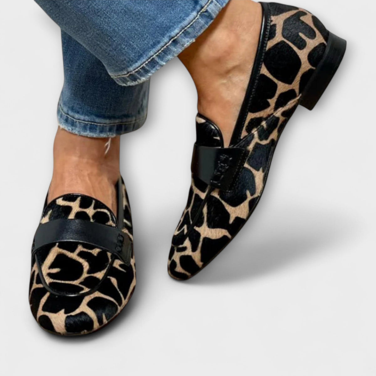 Blanka ™ | Leopard orthopedic moccasins