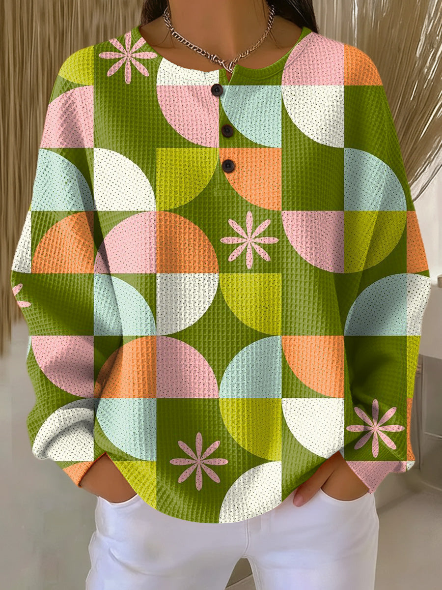 Roxanne | Abstract Colourblock Sweater