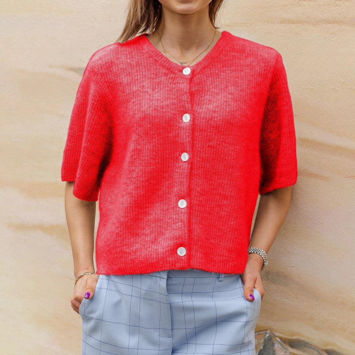 Mycah | Short-Sleeved Cardigan