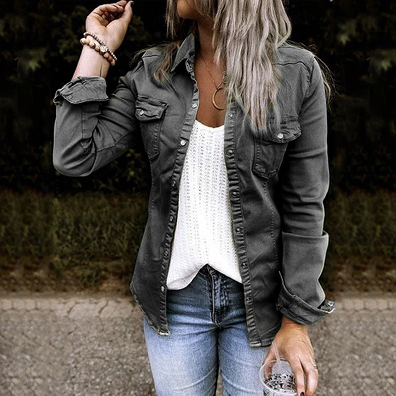 Selene | Fashionable Denim Jacket