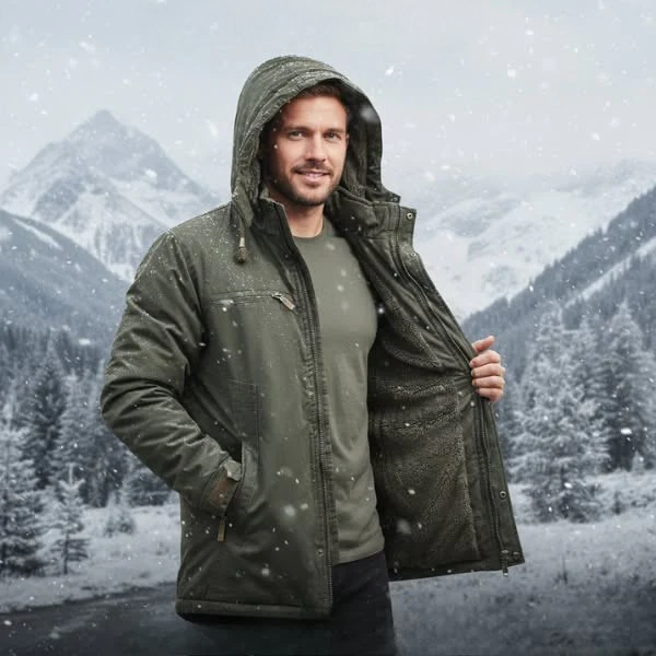 Mike | Warm Outdoor Jacket with Hood
