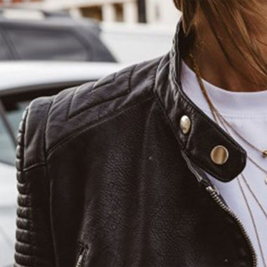 Ida™ | Elegant Women's Leather Jacket