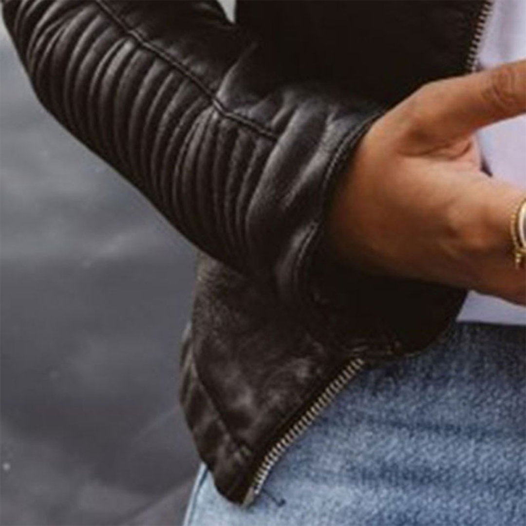 Ida™ | Elegant Women's Leather Jacket