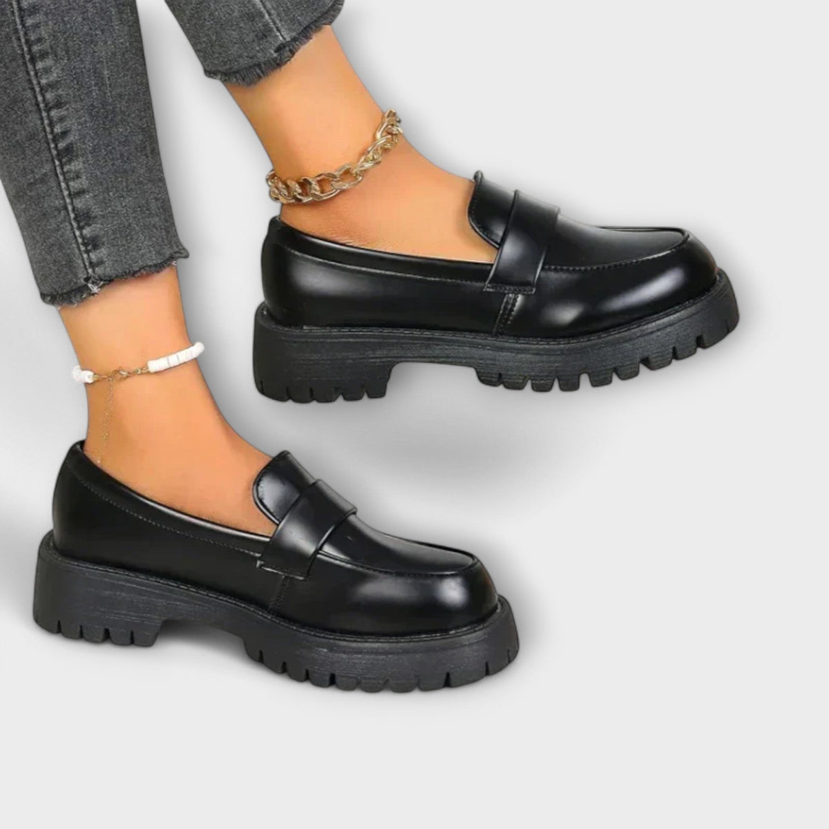 Anna ™ | Women's Moccasins with Orthopedic Design and Satin Platforms