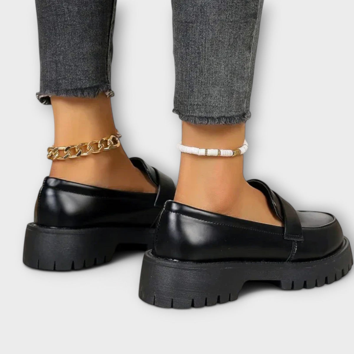 Anna ™ | Women's Moccasins with Orthopedic Design and Satin Platforms