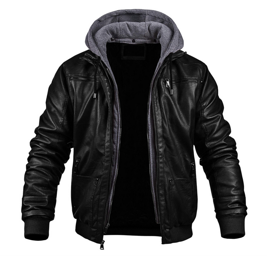 Marlon™ – Classic Leather Winter Jacket