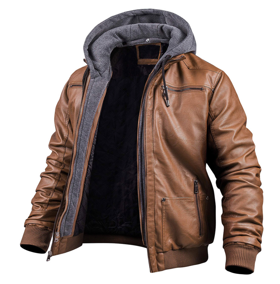 Marlon™ – Classic Leather Winter Jacket