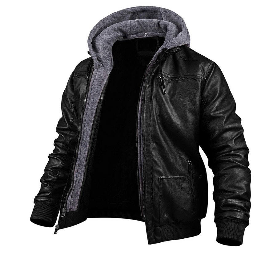 Marlon™ – Classic Leather Winter Jacket