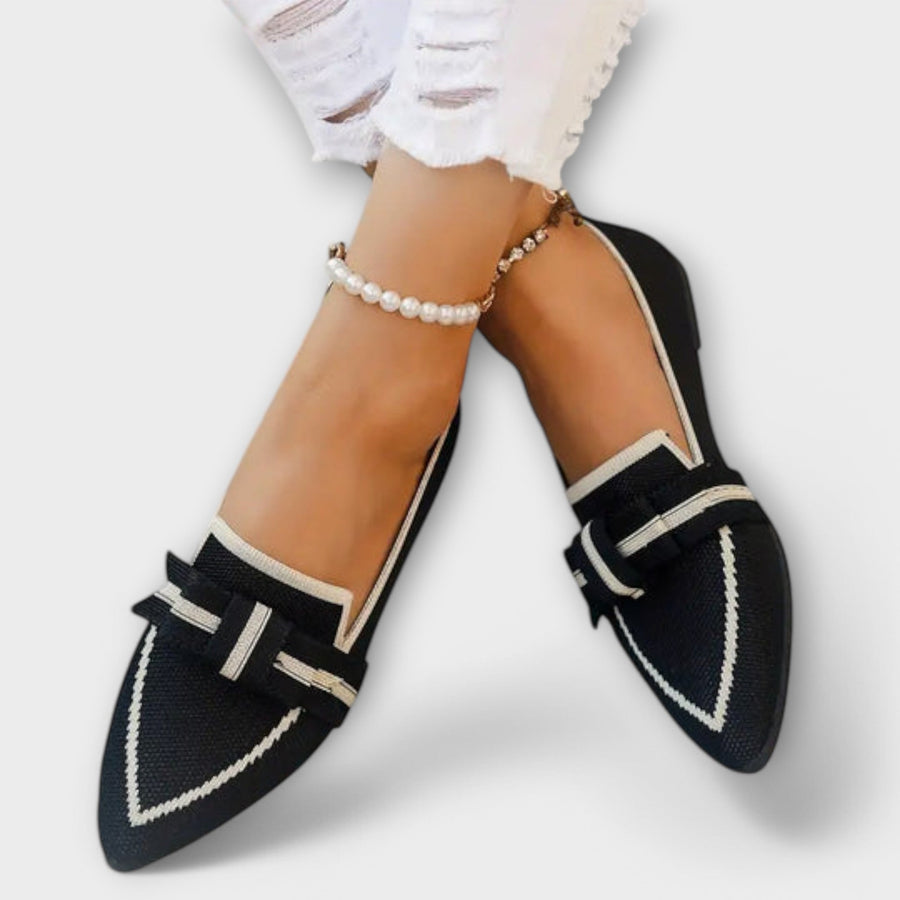 Kristína™ | Flat Women's Shoes with Knot Design