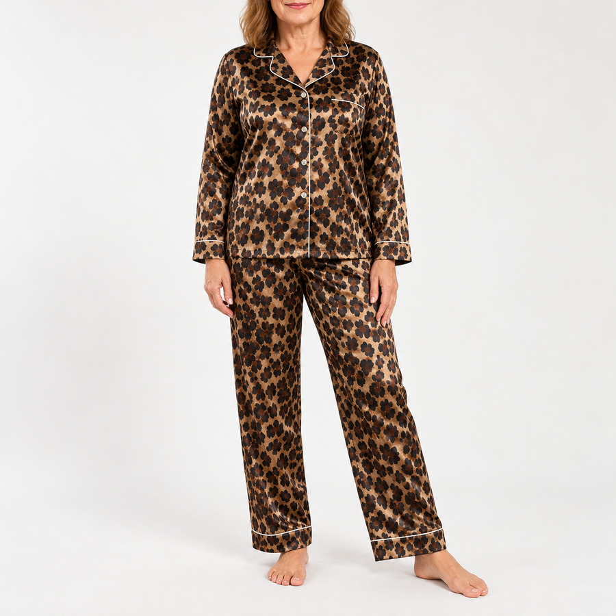 Verona | Leopard Print Pajama Set