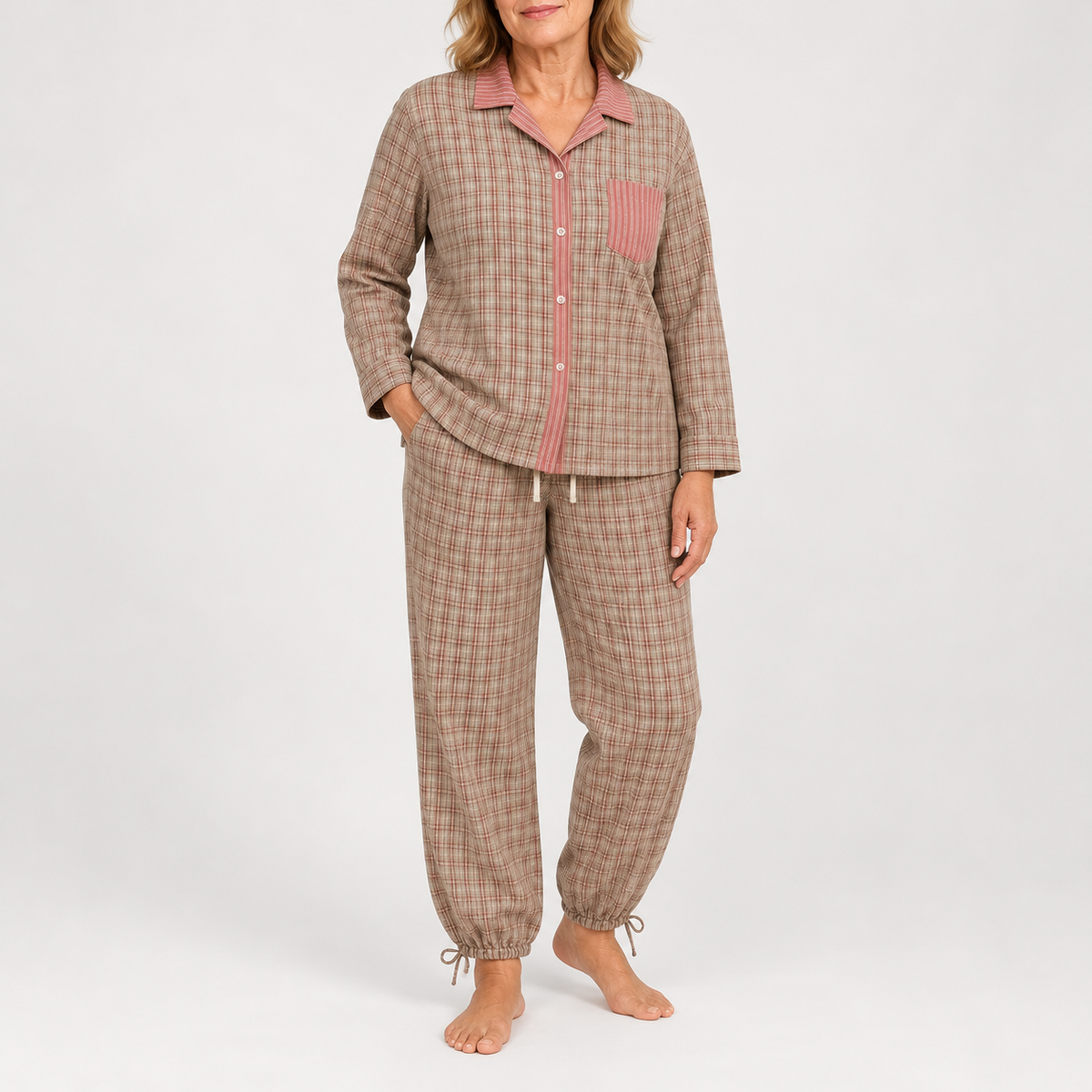 Harriet | Striped Pajama Set