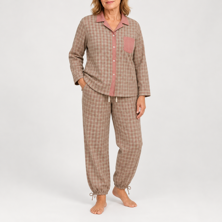 Harriet | Striped Pajama Set