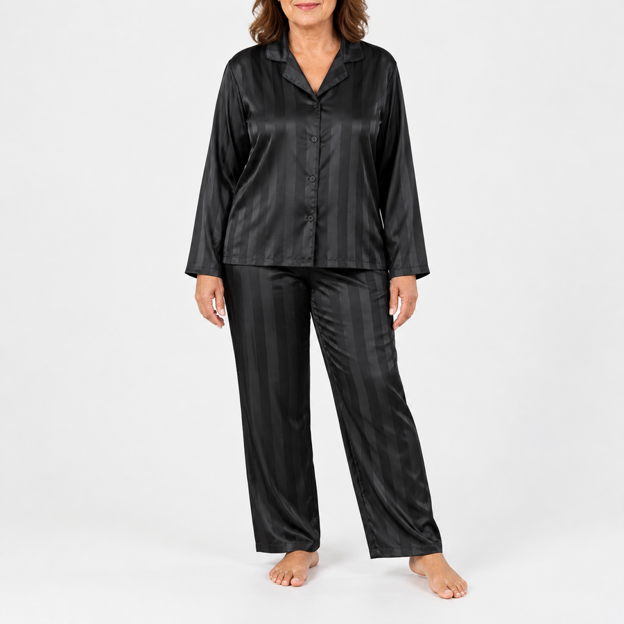 Noelle | Satin Pajama Set