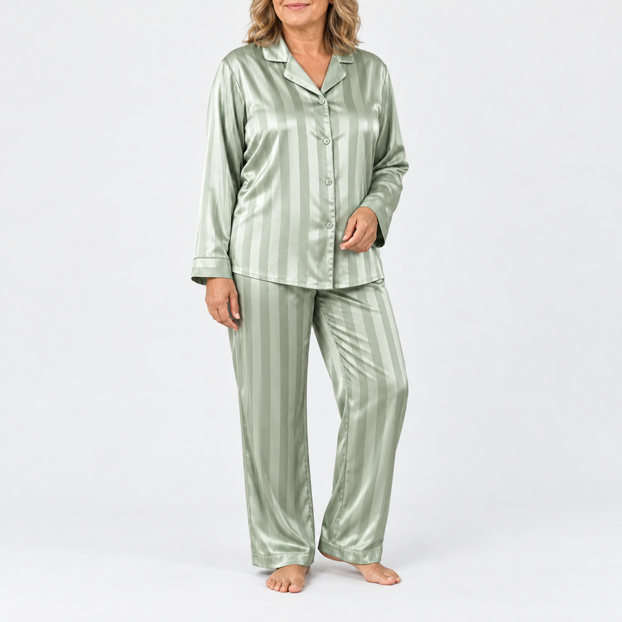 Noelle | Satin Pajama Set