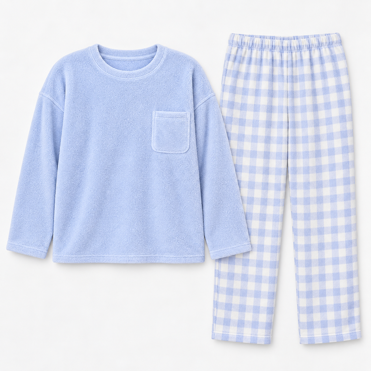 Maribel | Checked Long-Sleeve Pajama Set