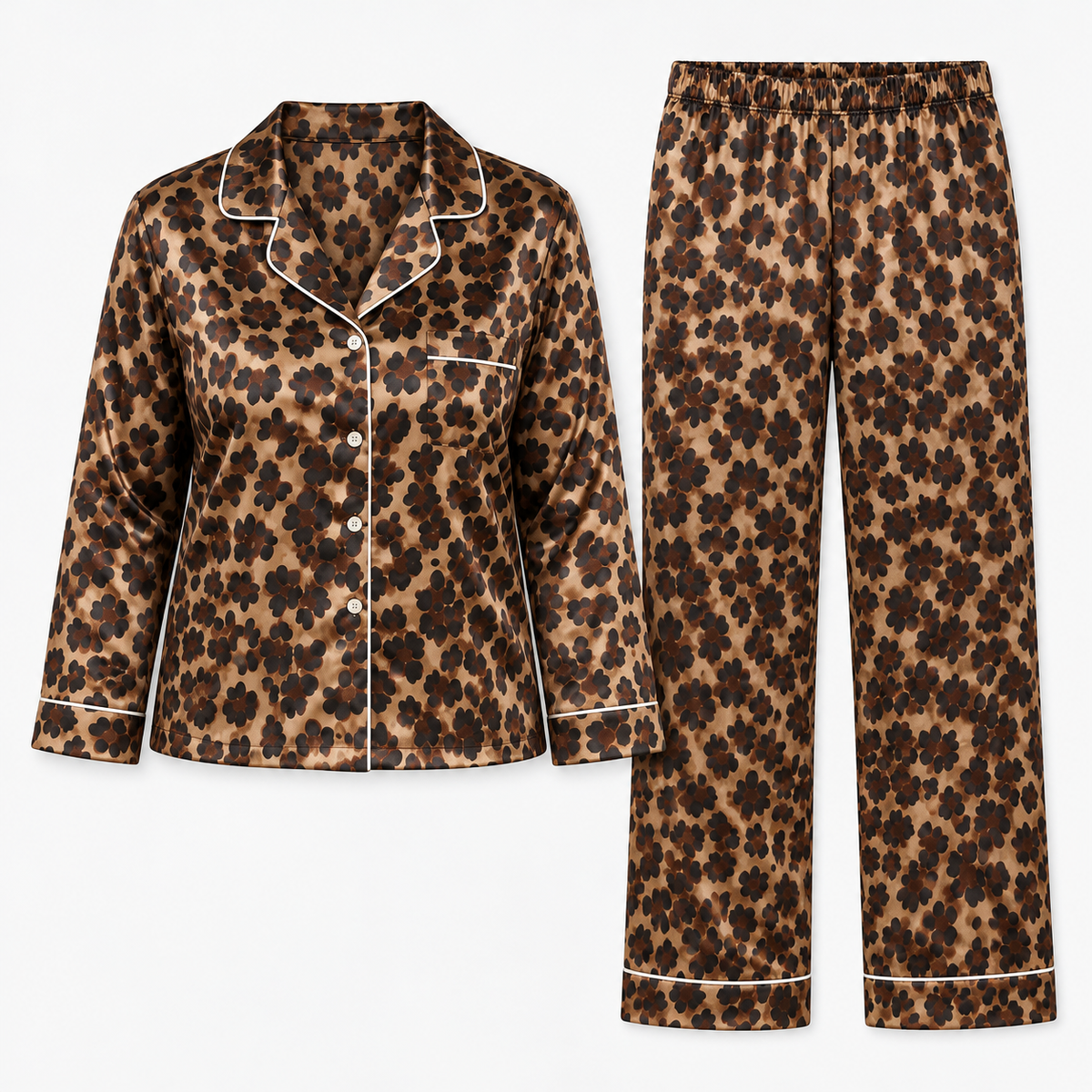 Verona | Leopard Print Pajama Set
